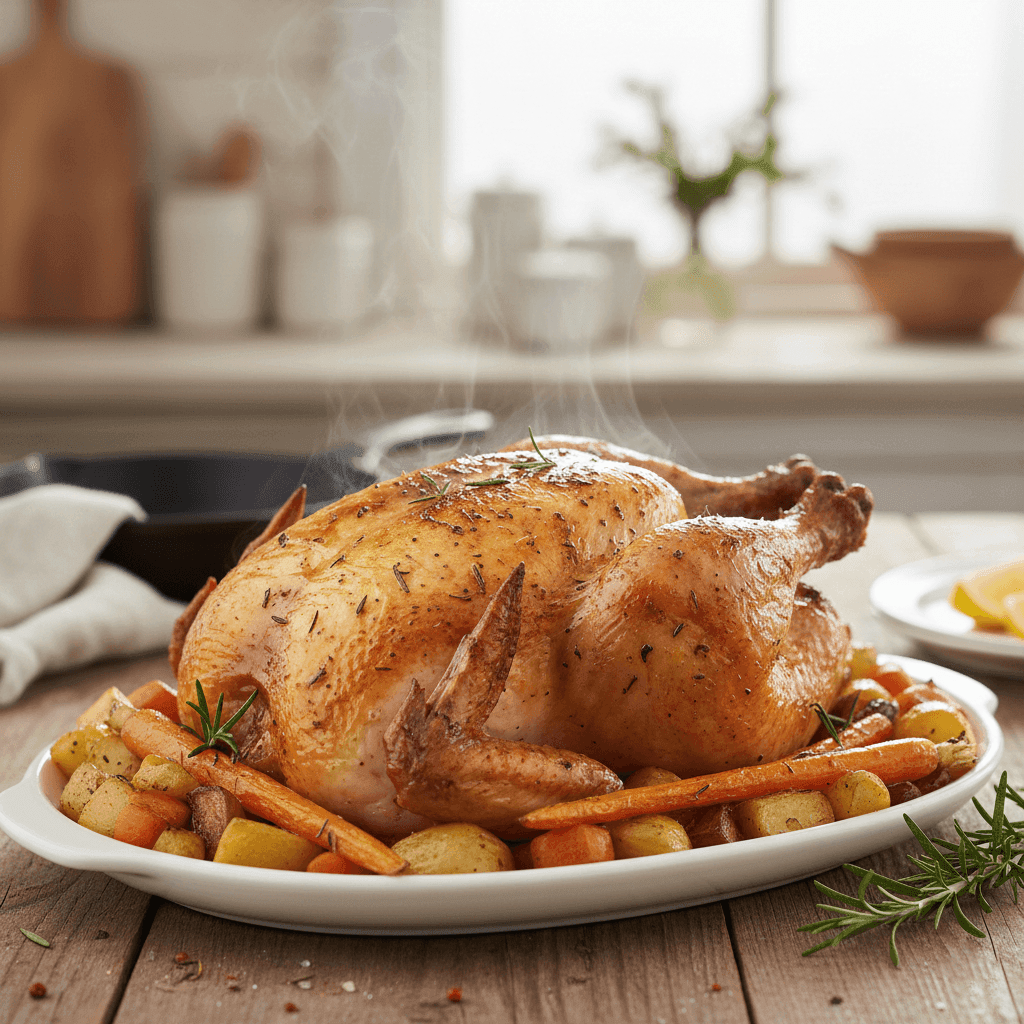 The Perfect Roast Chicken Recipe for Beginners (Foolproof & Flavorful)