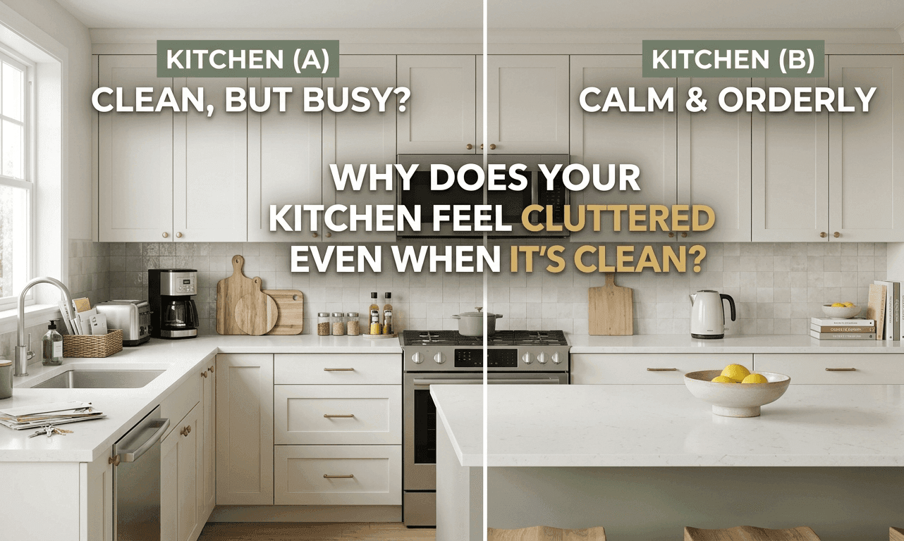 Why Does Your Kitchen Feel Cluttered Even When It’s Clean?